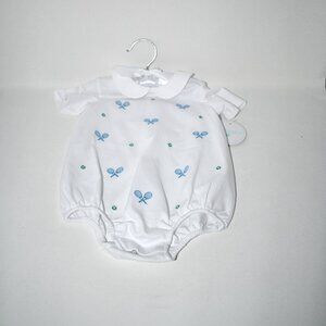 Edgehill Collection 1 Piece Bubble Tennis Size: 18 MOS #EHB5002   NWT